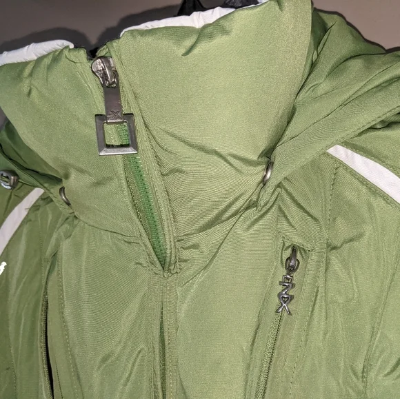 ZeroXposur green ski jacket w/removable hood - Picture 8 of 12